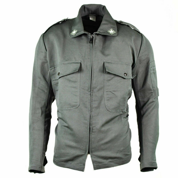 Original italienische Armee-graue Jacke Air Force Militär BDU Überschussausgabe Hemd