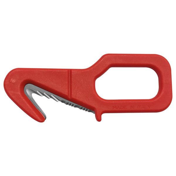 Fox Knives RESCUE EMERGENCY TOOL Sicherheitsmesser Edelstahl AISI 420 Rot