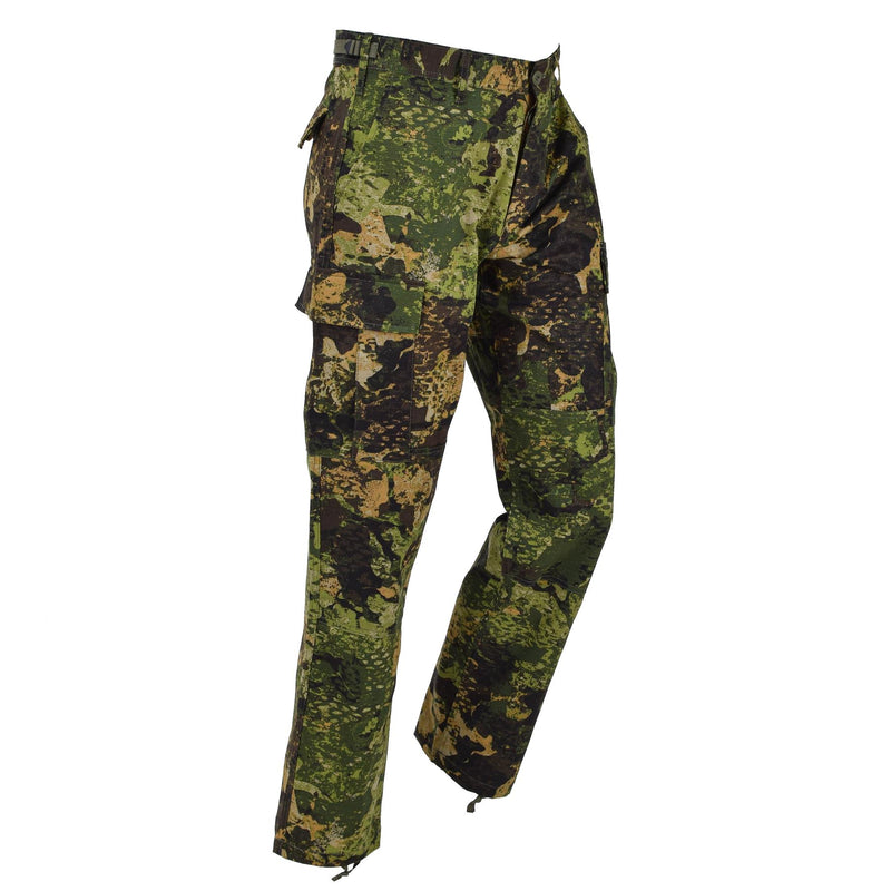 MIL-TEC Militär US BDU Feldhose R/S Hose Camouflage verstellbare Taille