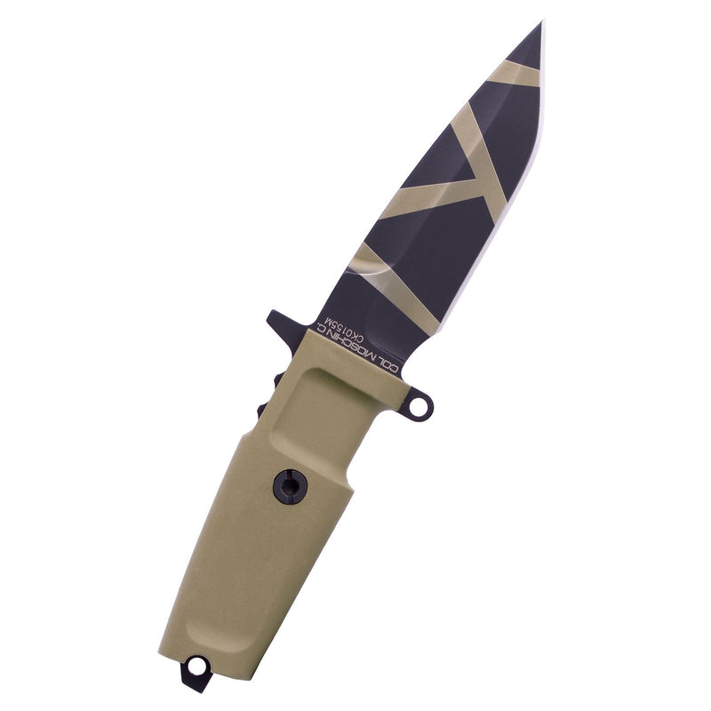 Extrema Ratio COL MOSCHIN C taktisches Messer mit fester Klinge, Desert Warfare Edition