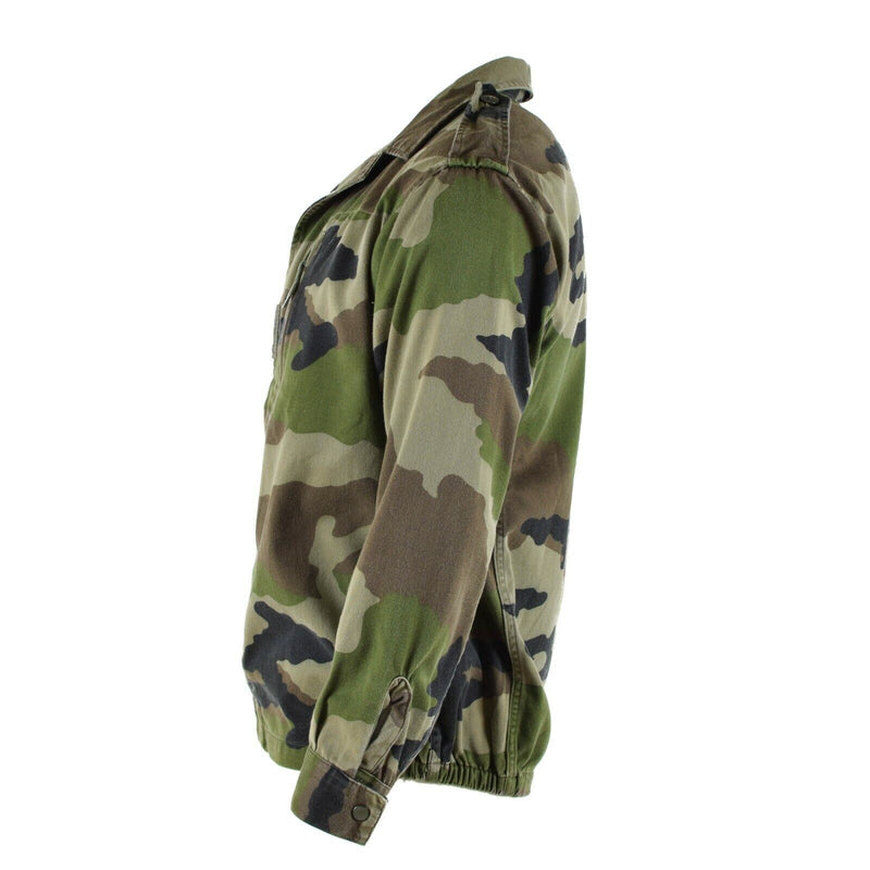 Original französische Armee F2 Kampfjacke Fatigue CE Camouflage Militärausgabe Überschuss