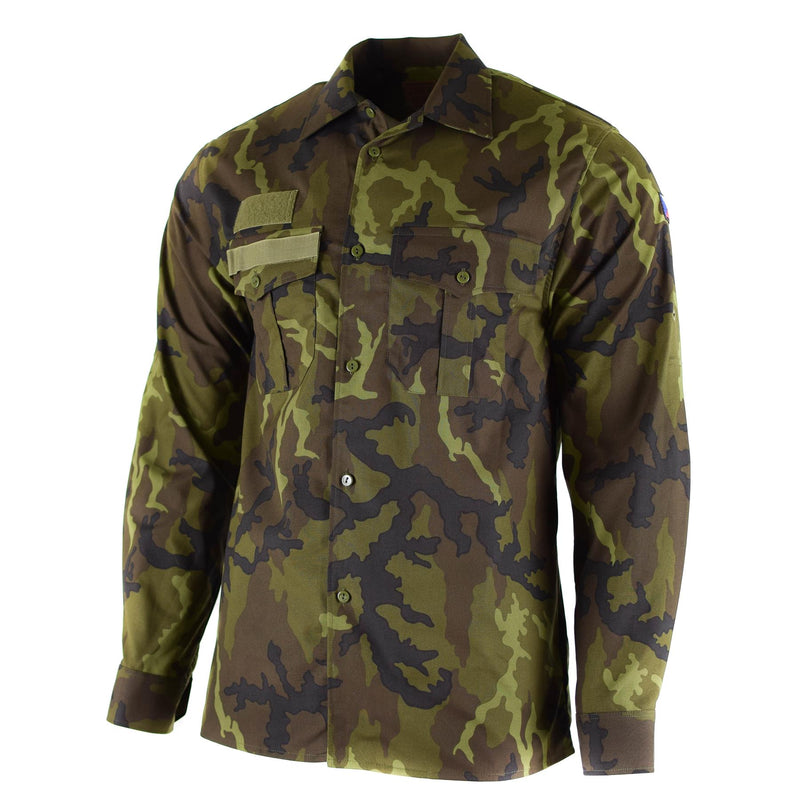 Echtes tschechisches Armeehemd Woodland Camo VZ 95 Felduniform Militärüberschuss NEU