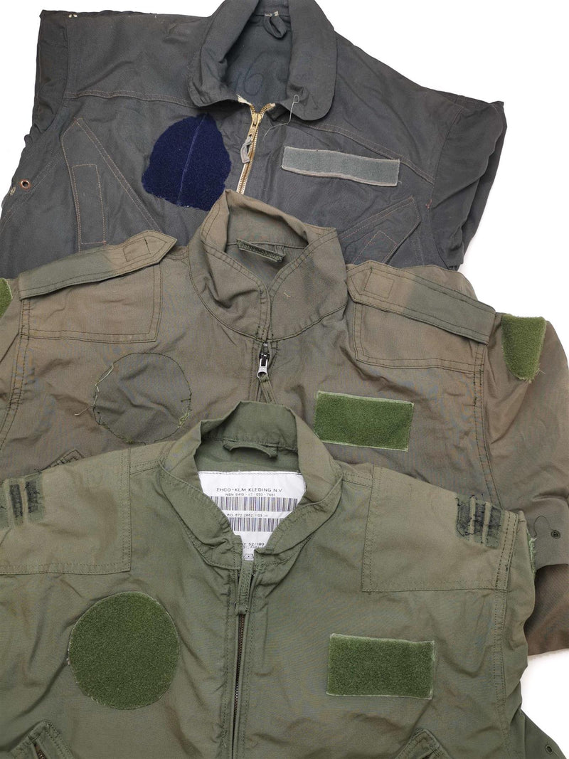 Original niederländische Armee Overall Aramid Kohlefaser Fluganzug Pilot Kampfjet