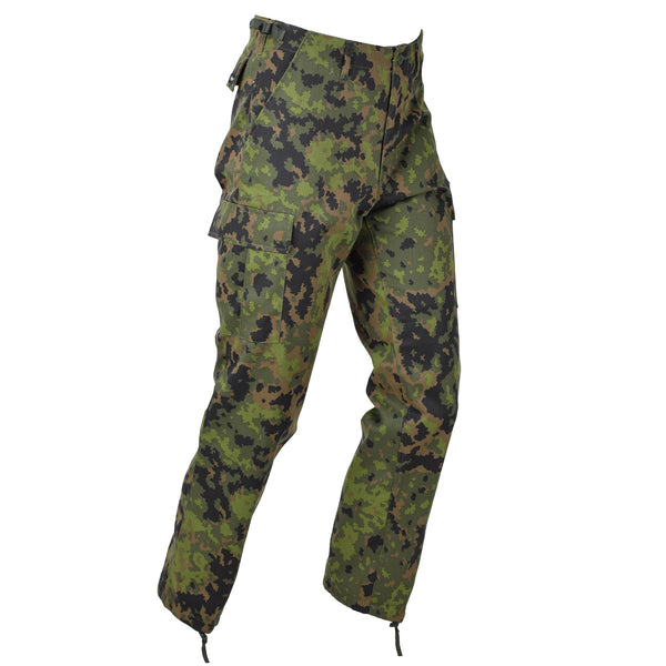 MFH Kampfhose, verstellbare Taille, strapazierfähige BDU-Hose M05, finnisches Tarnmuster