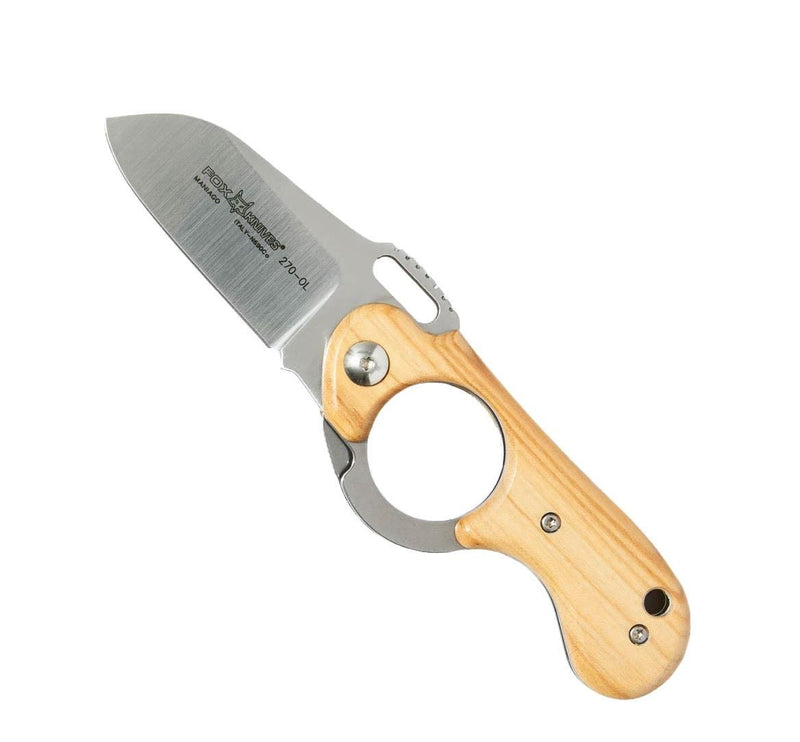 Fox Knives Brand Italy Elite Klappmesser Edelstahl Olivenholzgriff