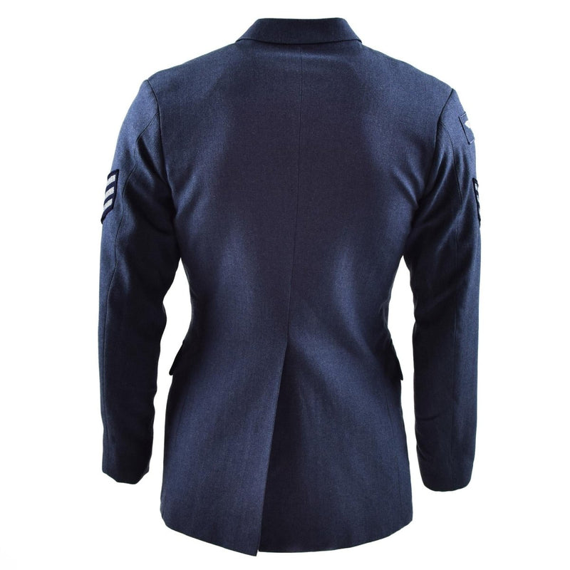 Echte britische Militärjacke der Air Force RAF, Militärausgabe, Blau