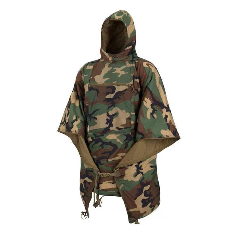 Helikon-Tex Swagman Rollponcho mit Kapuze, leichter Regenschutz, Hängemattenfutter