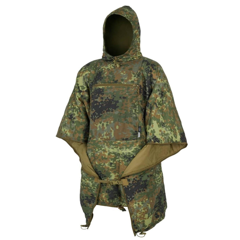 Helikon-Tex Swagman Rollponcho mit Kapuze, leichter Regenschutz, Hängemattenfutter