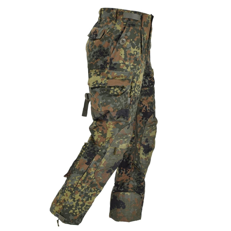 Leo Kohler KBS Flecktarn Camo Tactical Hosen verstärkte Hosen Truppen Kampf