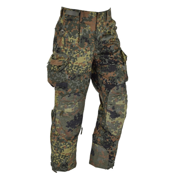 Leo Kohler KBS Flecktarn Camo Tactical Hosen verstärkte Hosen Truppen Kampf