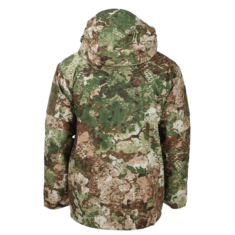 MIL-TEC Army Regen-/Nässeschutzjacke Gen II mit Fleecefutter wasserdichte Kapuze