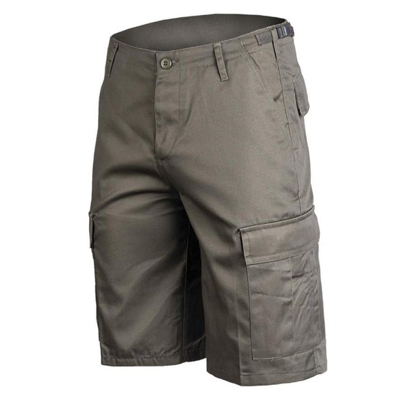 Olivgrüne Soldatenuniform-Bermudashorts BDU im Militärstil der Marke Mil-Tec