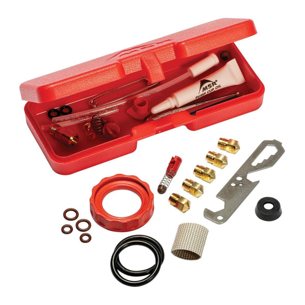 MSR Expedition Stove Service Kit Wartung Reparaturen Feldbereitschaft Rot