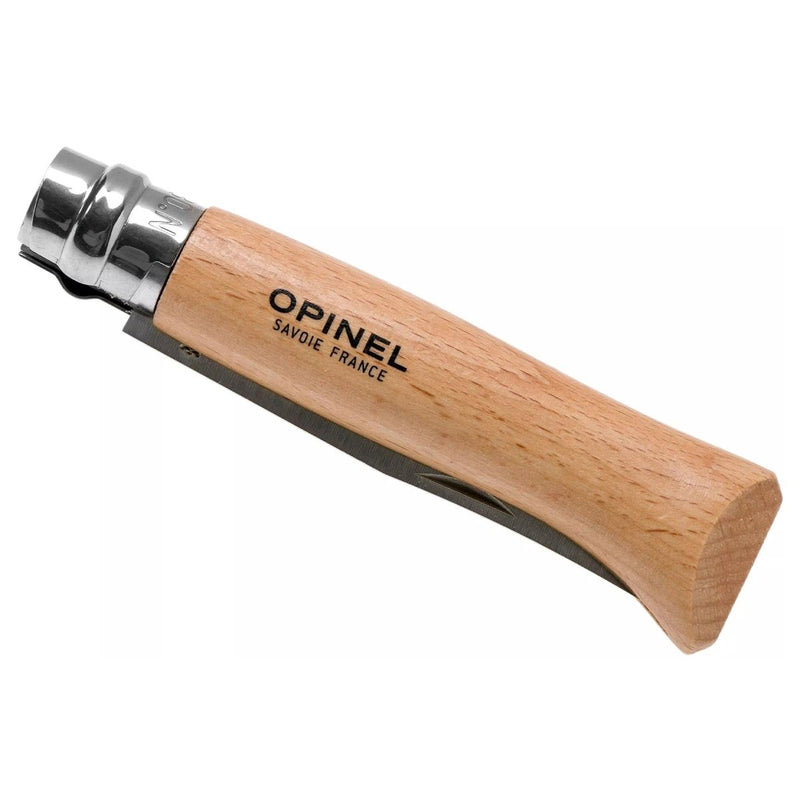 Opinel N ° 08 Klassisches Klapptaschenmesser Synthetische Lederscheide Ringschloss