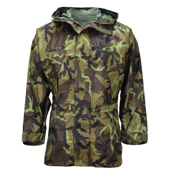 Original tschechische Militärjacke M95, wasserdicht, leicht, Vzor 95 Camo