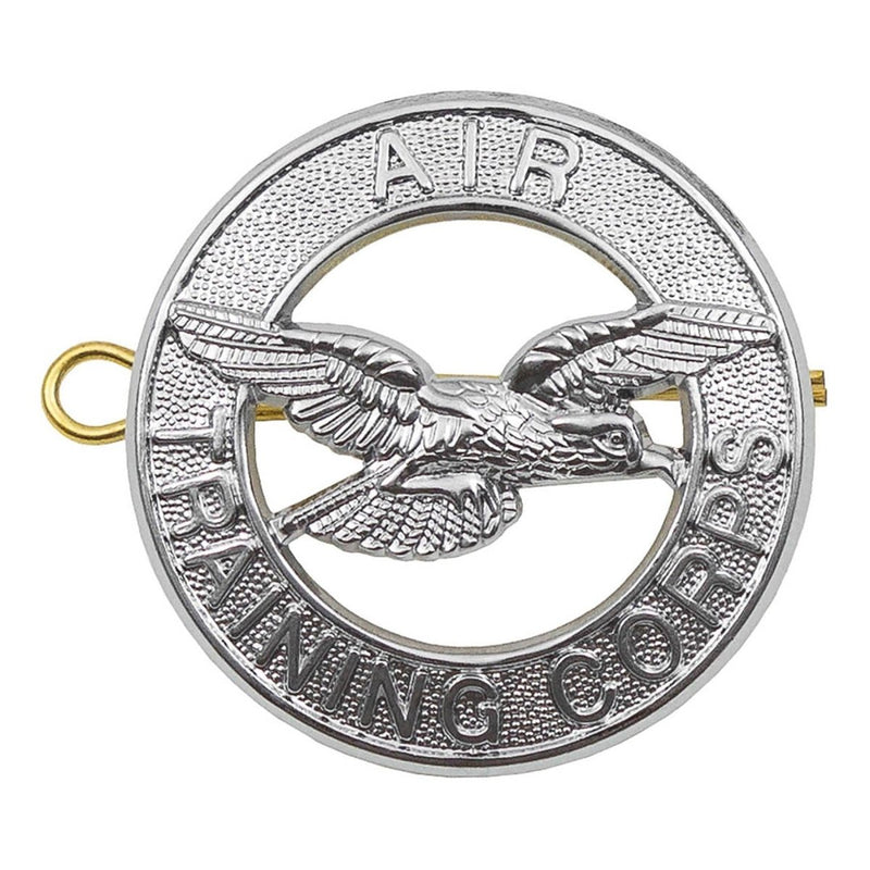 Originales Metall-Mützenabzeichen des britischen Militär-Lufttrainingskorps mit Adler-Emblem