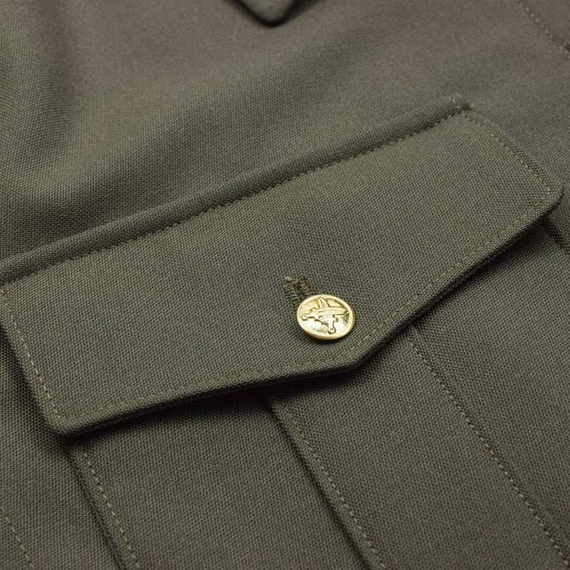 Original tschechische Armee Blouson Feldtruppen lässige militärische olivgrüne Bluse Jacke NEU