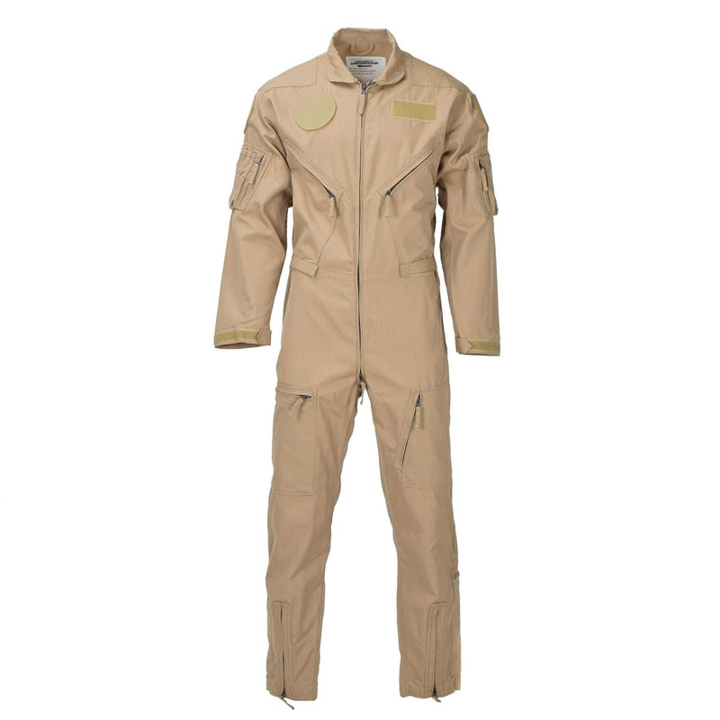 Original niederländische Armee Pilotenoverall Khaki Luftwaffe Overall Militär Aramid NEU