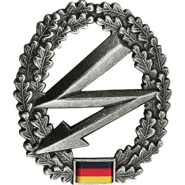 Original Deutsche Armee Barett Mütze Abzeichen Abzeichen Kokarde Signal Corps Kommunikation