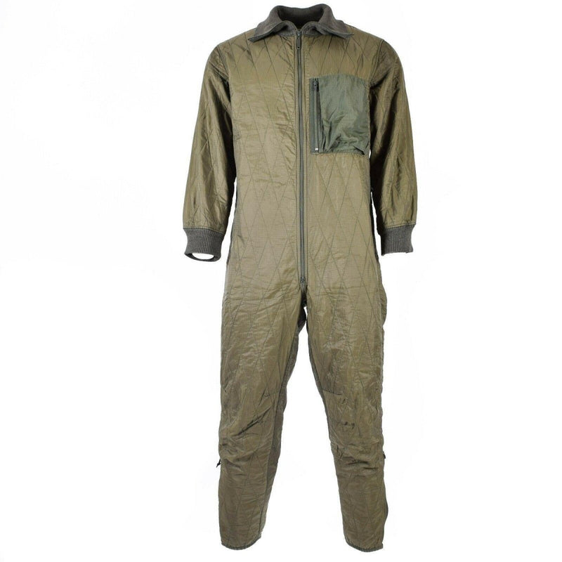 Original Deutscher Militär Jumpsuit Liner Isolierte Kaltwetterausrüstung Oliv