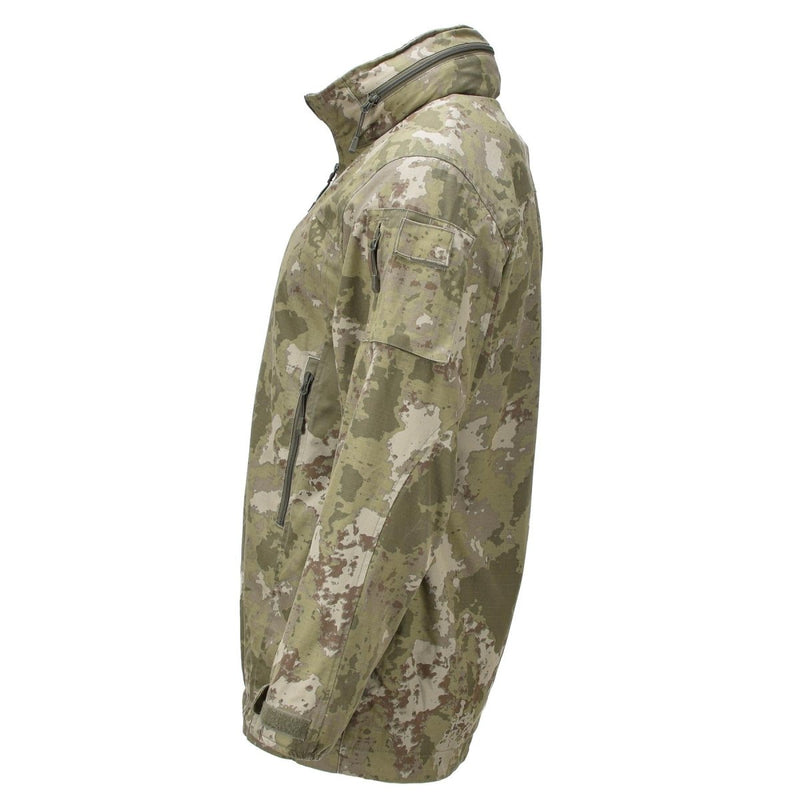 Original türkischer Feldparka RipStop Material Faltbare Kapuze Kama Camouflage