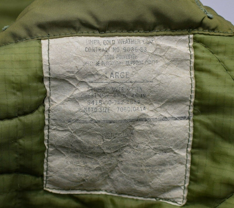 Original US Army Steppfutter Militärjacke M65 Kaltwettermantel Futter