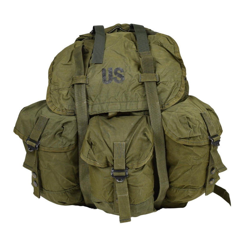 Original US Militär 50l Taktischer Rucksack 3 Außentaschen für Ausrüstung Olivgrün