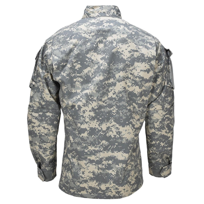 Original US Militär Uniformjacke mit verstärkten Ellenbogen ACU Digital Camouflage