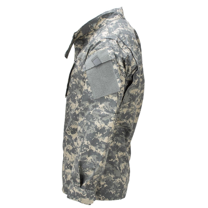 Original US Militär Uniformjacke mit verstärkten Ellenbogen ACU Digital Camouflage