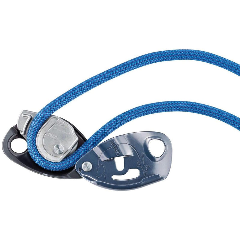 PETZL Grigri Bremskraftunterstütztes Sicherungsgerät Kletterausrüstung Aluminium Blau