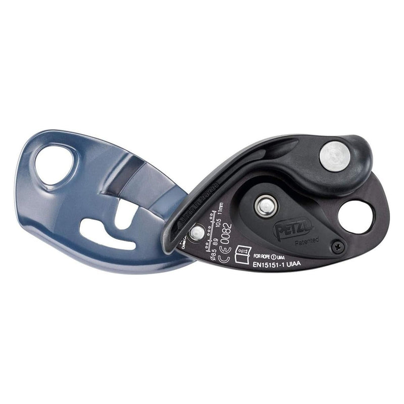 PETZL Grigri Bremskraftunterstütztes Sicherungsgerät Kletterausrüstung Aluminium Blau