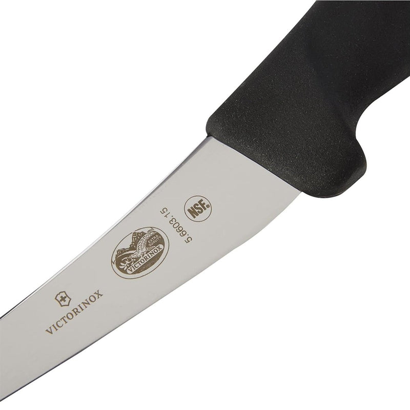 Victorinox Flexibles Ausbeinmesser, Klinge aus rostfreiem Stahl, schwarzer TPE-Griff