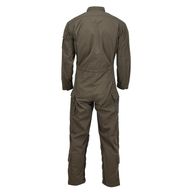 Army tactical tanker mechanic men coveralls original Austrian Military cargo slash pockets hook and loop patch plate