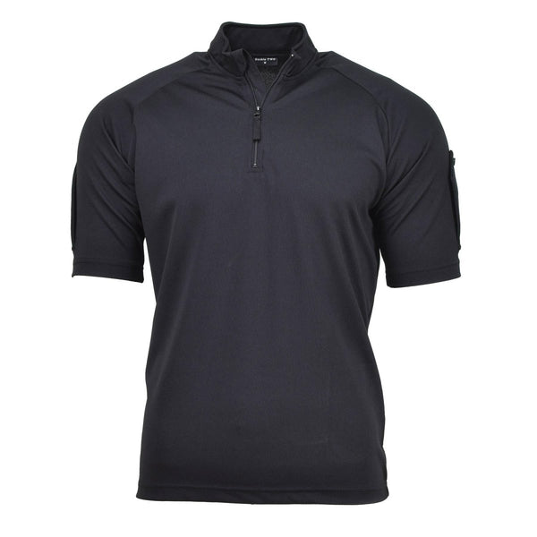 Police breathable T-shirt activewear black shirts lightweight original British functional all seasons Polloce  on shoulders