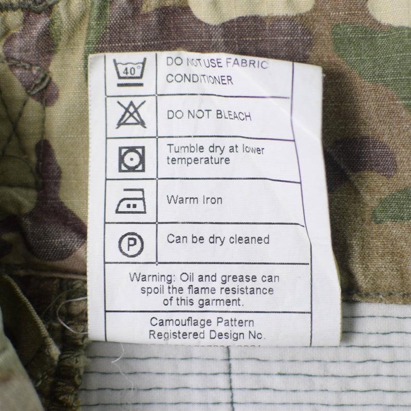 British army MTP camo pants combat Fire retardant Aircrew vintage trousers