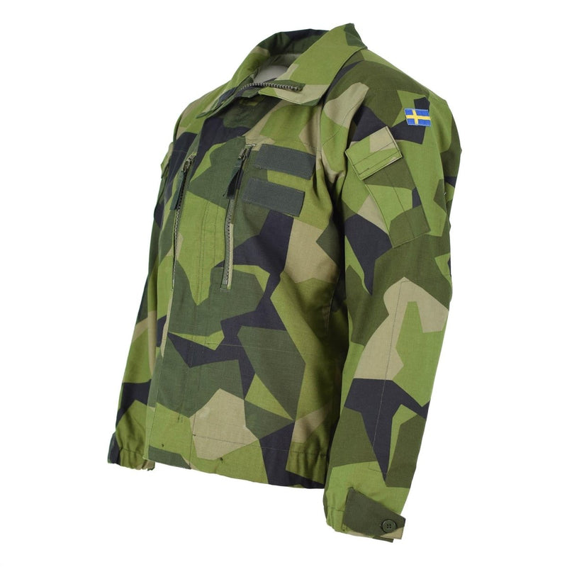 Swedish army M90 jacket splinter camouflage field combat tanker