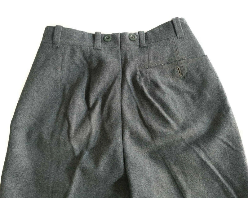 Original Swiss army wool pants military surplus field trousers dress style