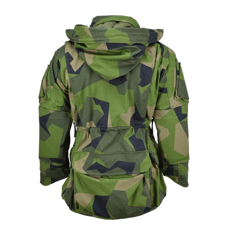 swedish camo military parka